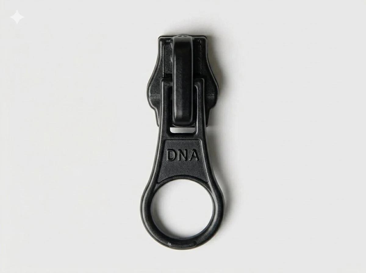 #3 ring puller auto-lock with black finish
