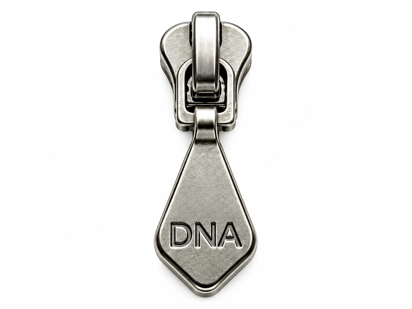 Teardrop / Diamond Pull Tab (Metallic) – Metallic finish model  non-lock slider