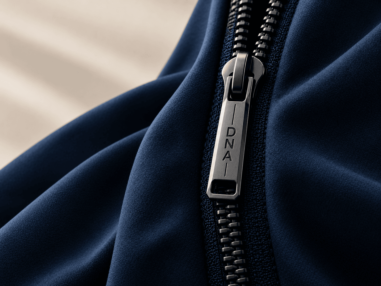 Apparel zipper application