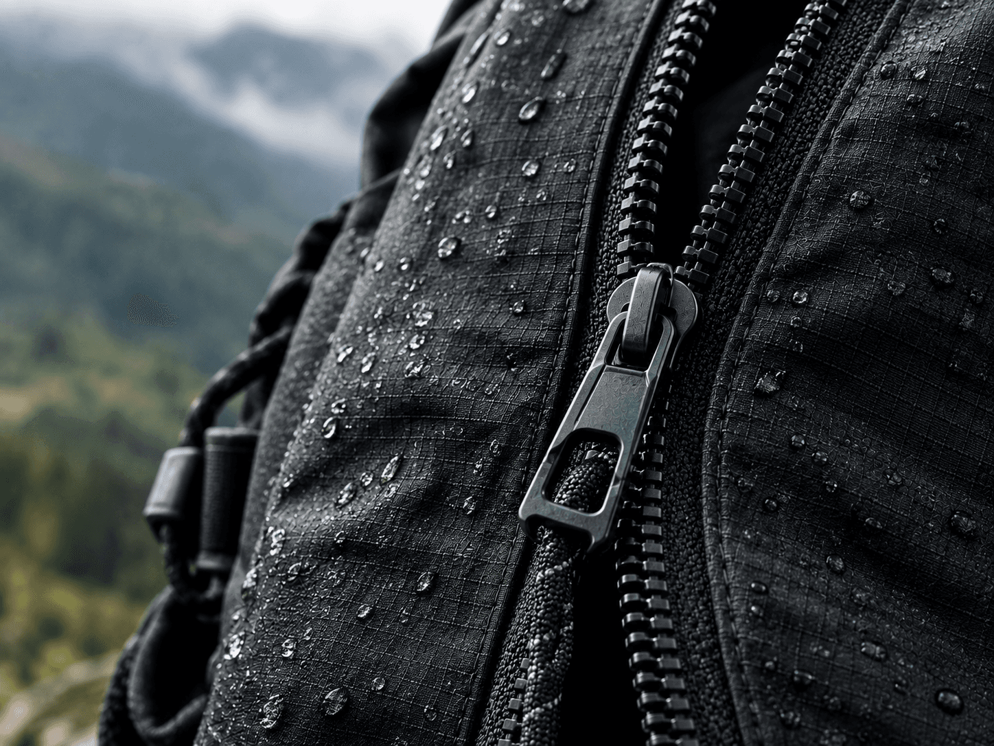 Outdoor zipper application